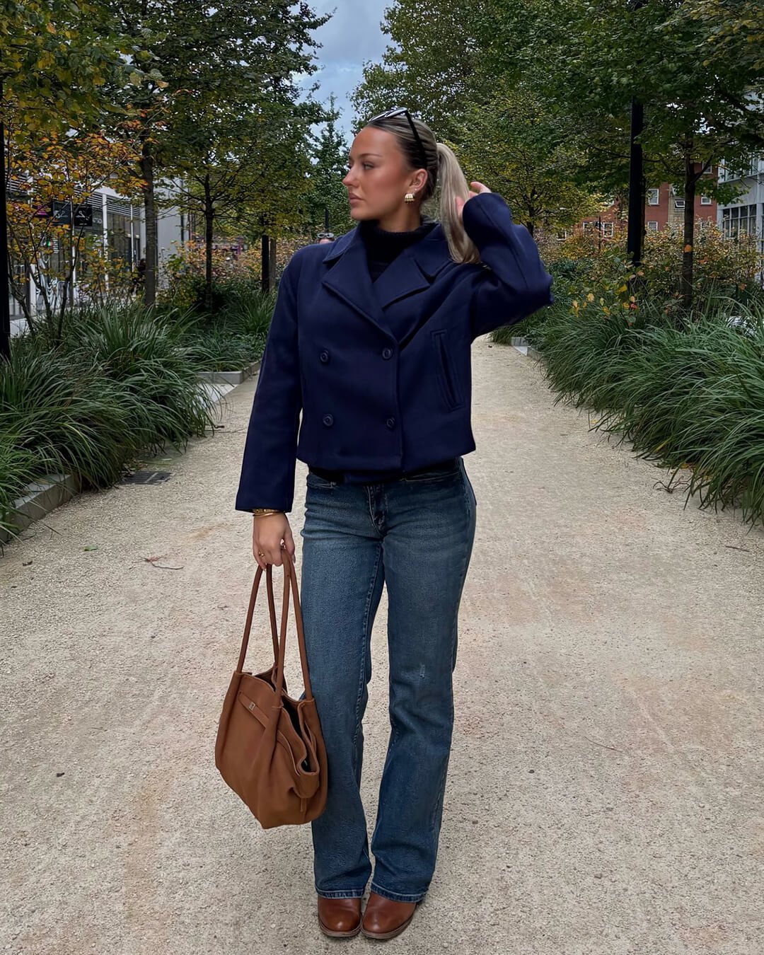 ZEYA - Suzy Short Double - Breasted Coat