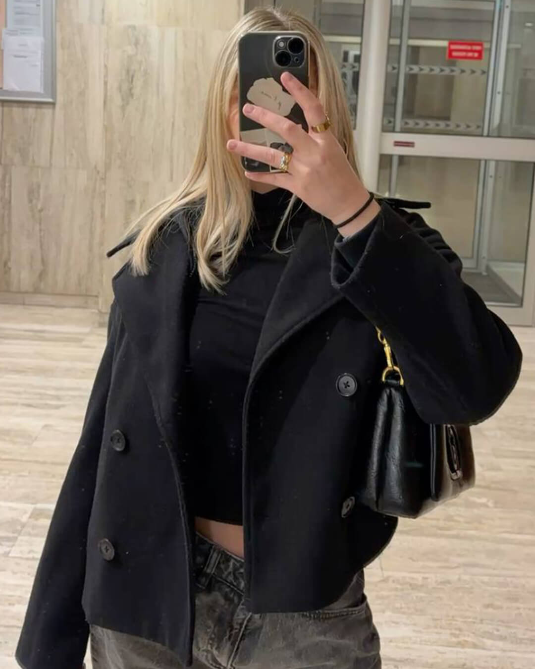 ZEYA - Suzy Short Double - Breasted Coat