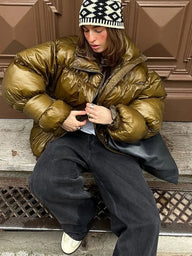 Tyla Shiny Puffer Jacket