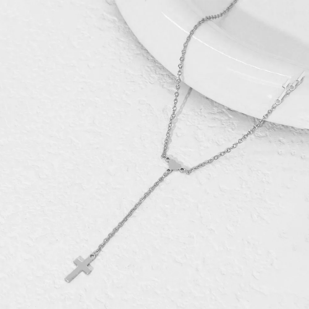 ZEYA - Valencia Cross Pendant Necklace