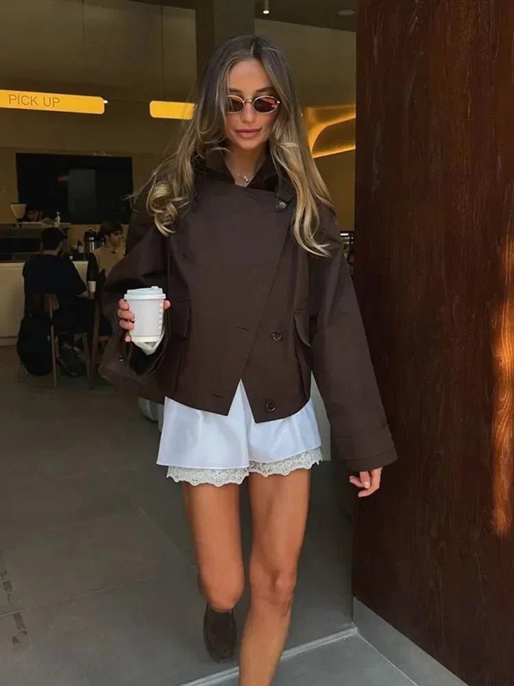 ZEYA - Vanessa Cropped Trench Coat