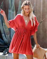 Veda Babydoll Boho Mini Dress