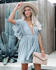 Veda Babydoll Boho Mini Dress
