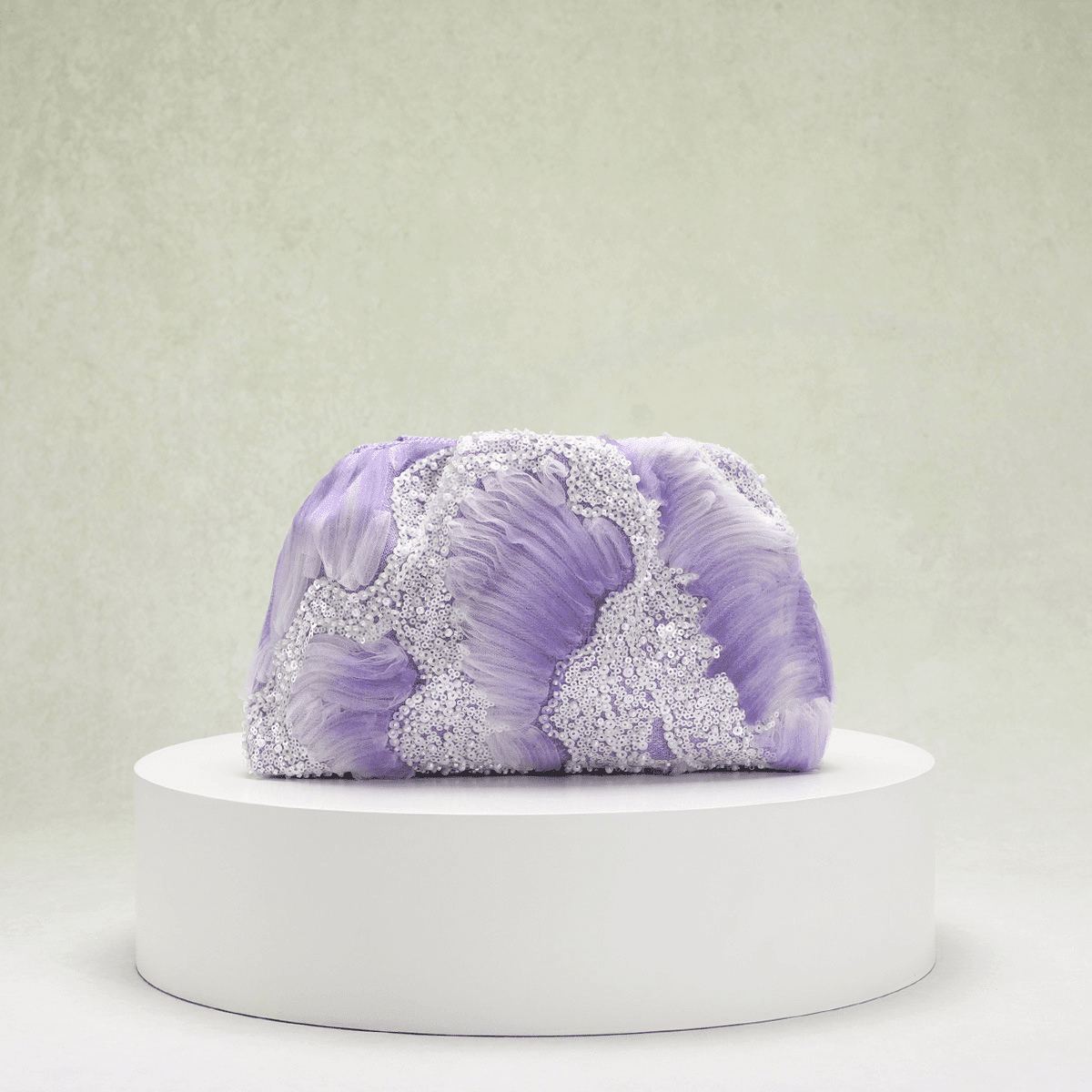 ZEYA - Violet Sequin Clutch