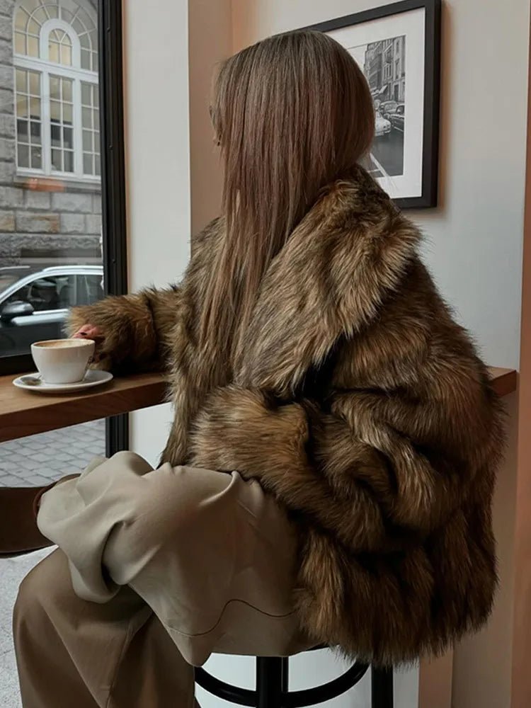 ZEYA - Vivian Oversized Faux Fur Coat