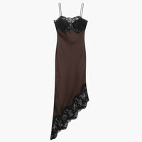 Lily Lace Satin Sling Dress